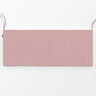 Bankauflage Rhombus rosé