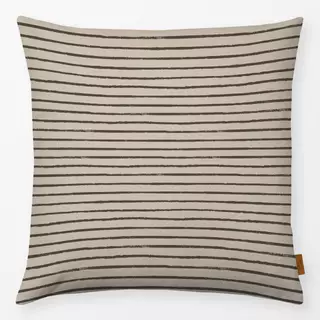 Kissen Linien beige