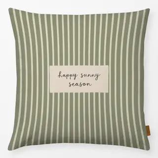 Kissen Happy Sunny Season Streifen
