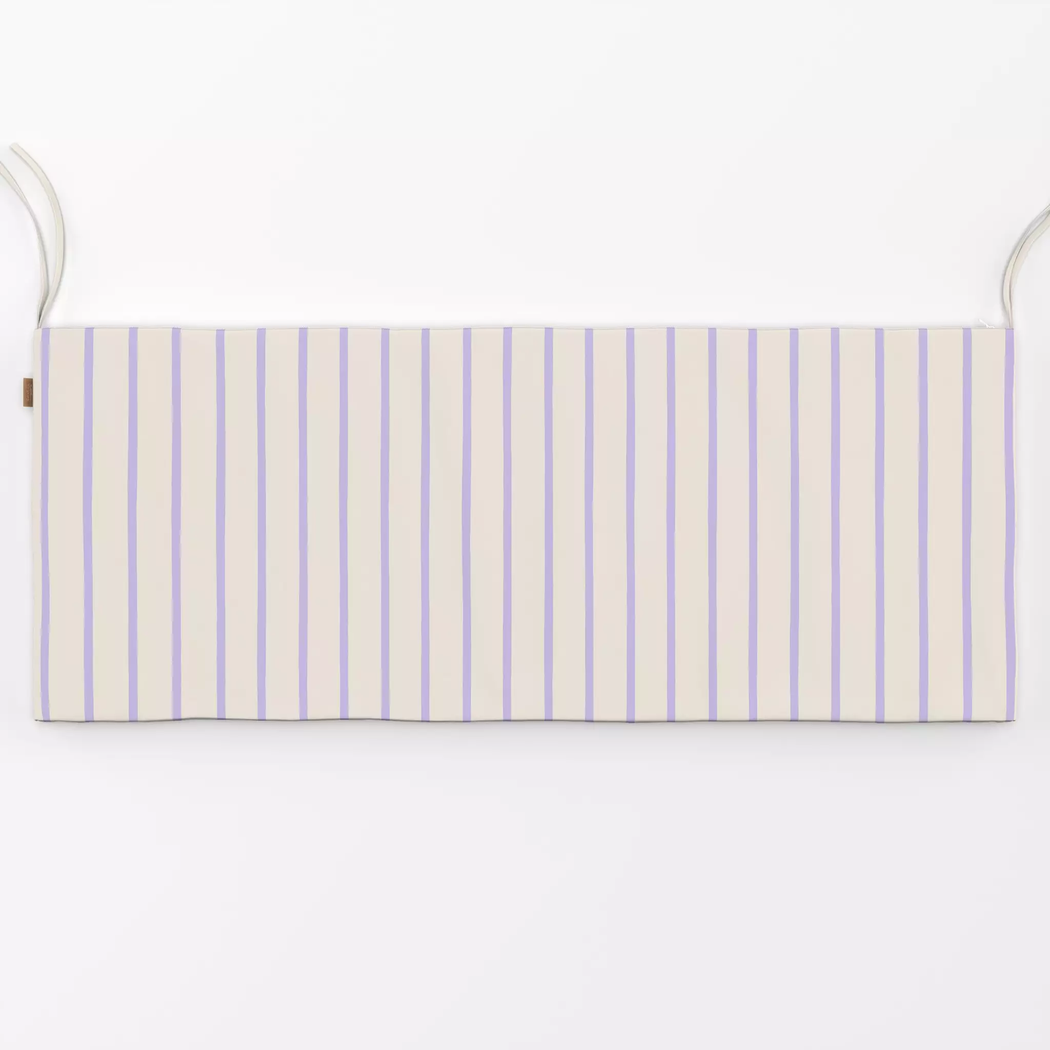 Bankauflage Streifen Lavendel - Symbole & Muster - von „Studio Kesse"; Linien, Streifen, lila, gestreift, Gartendeko, Streif...