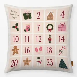 Kissen Adventskalender