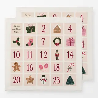 Servietten Adventskalender