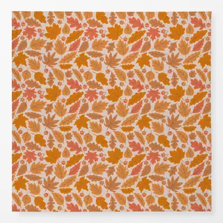 Tischdecke Herbstblätter Gelb Orange