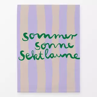 Geschirrtücher Sommer Sonne Sektlaune
