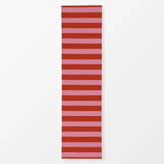 Tischläufer Streifen pink rot