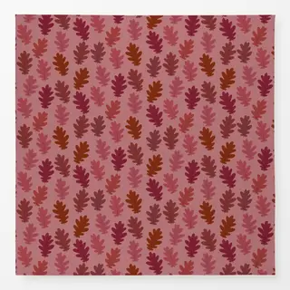 Tischdecke Herbstblätter rosé