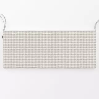 Bankauflage Kleine Karos beige