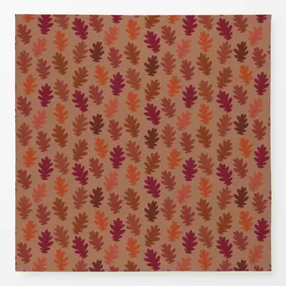 Tischdecke Herbstblätter caramel