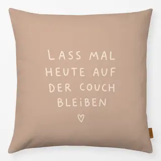 Kissen Auf der Couch bleiben beige