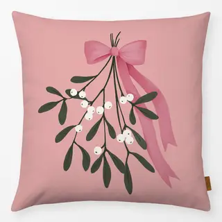 Kissen Mistletoe Schleife