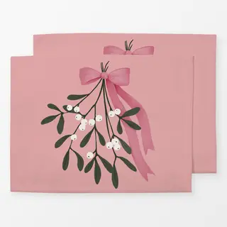 Tischset Mistletoe Schleife