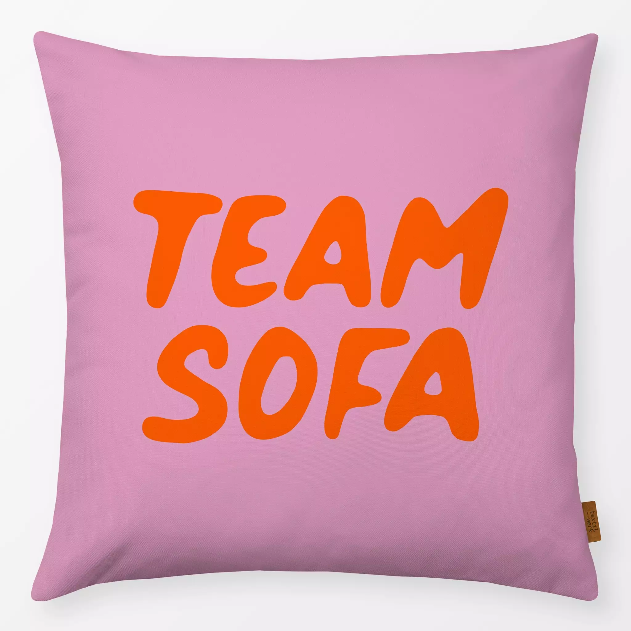 Kissen Kissen Team Sofa rosa orange