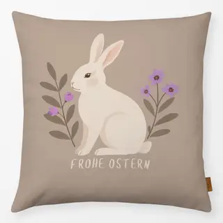 Kissen Osterhase beige