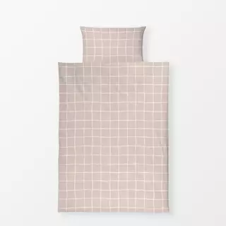 Bettwäsche Karo Beige