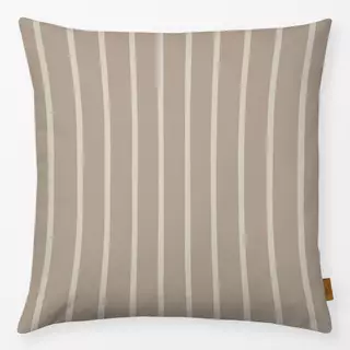 Kissen Schmale Streifen Blau Beige von Studio Kesse