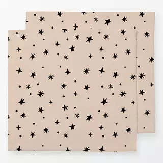 Servietten Kleine Sterne beige