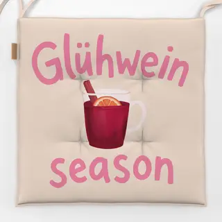 Sitzkissen Off-white rosa