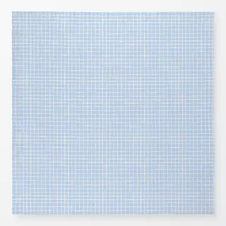 Tischdecke Karo hellblau
