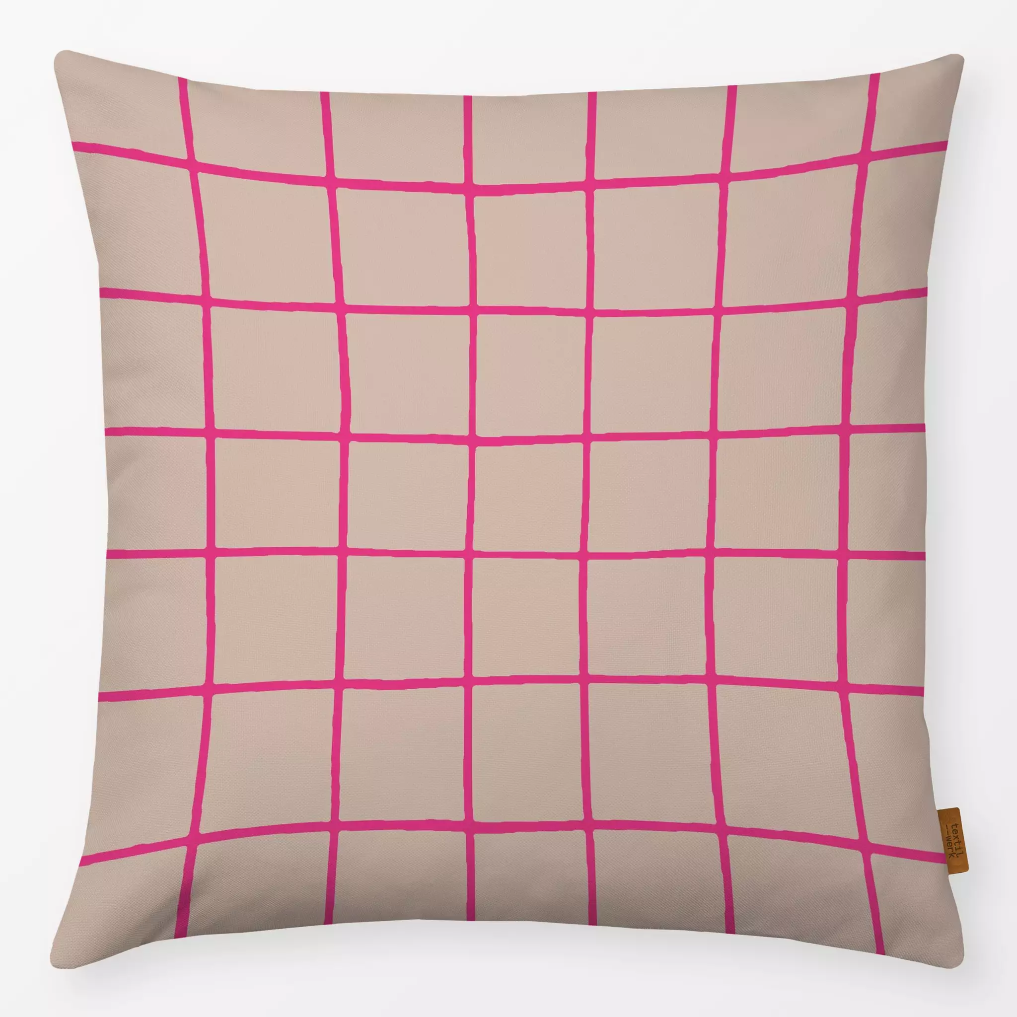 Kissen Kissen Checks pink