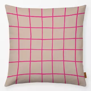 Kissen Checks pink