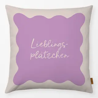 Kissen Lieblingsplätzchen flieder