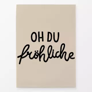 Geschirrtücher Oh du Fröhliche Beige