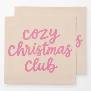 Servietten Cozy Christmas Club