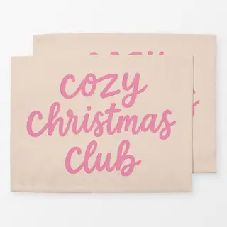 Tischset Cozy Christmas Club