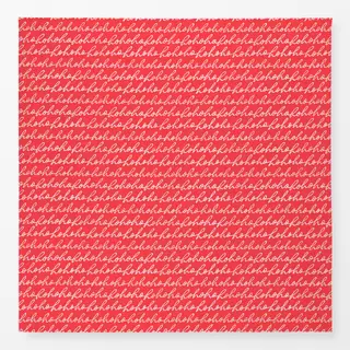 Tischdecke Hohoho rot