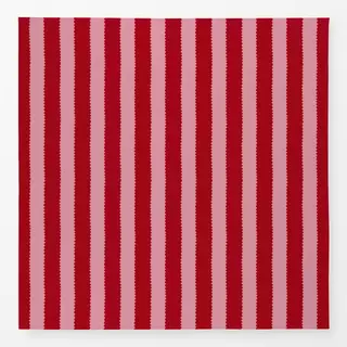 Tischdecke Breite Streifen rot rosa