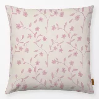 Kissen Blumen Ranken rosa