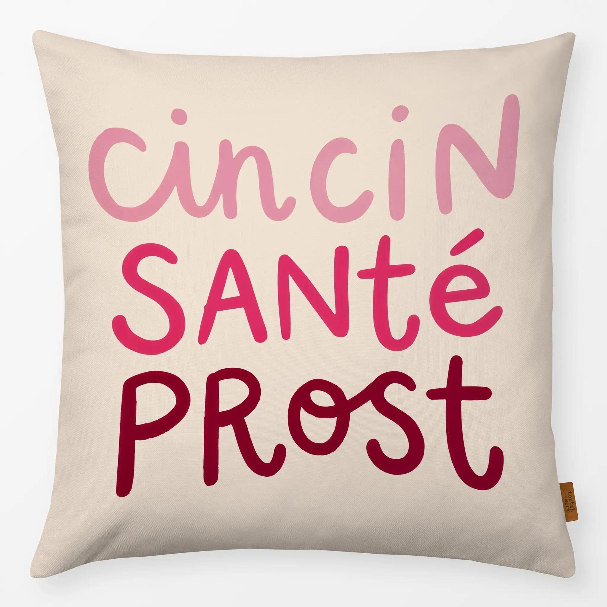 Kissen Kissen Cin Cin Santé Prost