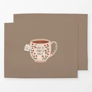 Tischset Eine Tasse Tee