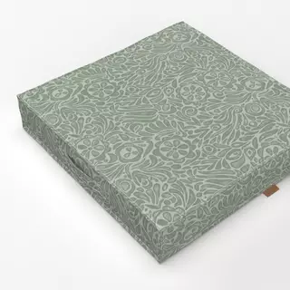Bodenkissen Paisley green