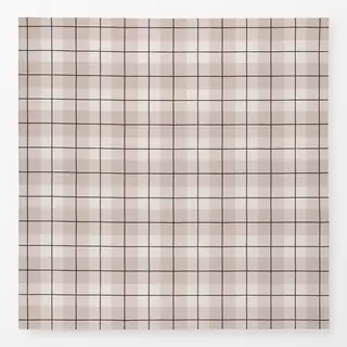 Tischdecke Check Karo Beige Schwarz