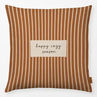 Kissen Happy Cozy Season rost