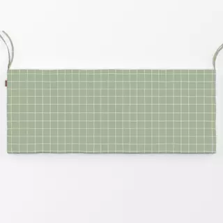 Bankauflage Thin checks Green