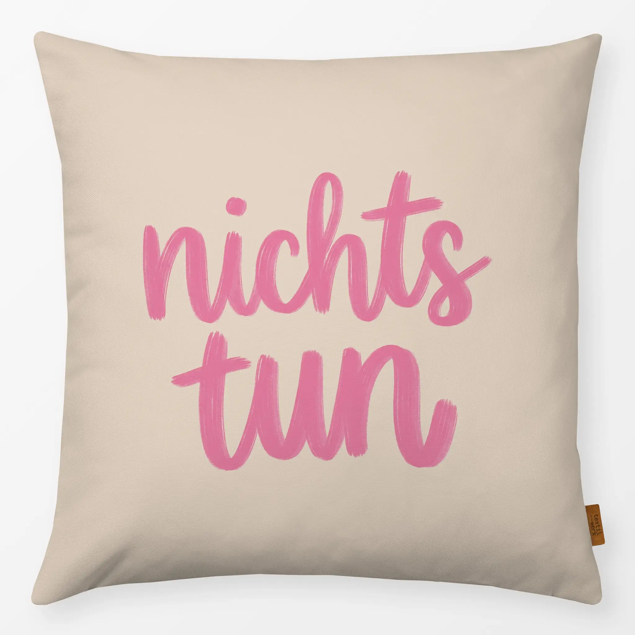 Kissen Kissen nichts tun pink