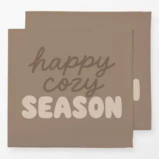 Servietten Happy Cozy Season beige