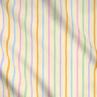 Meterware Streifen Bunt