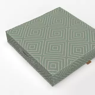 Bodenkissen Rhombus green