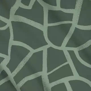 Meterware Abstract Shapes Grün