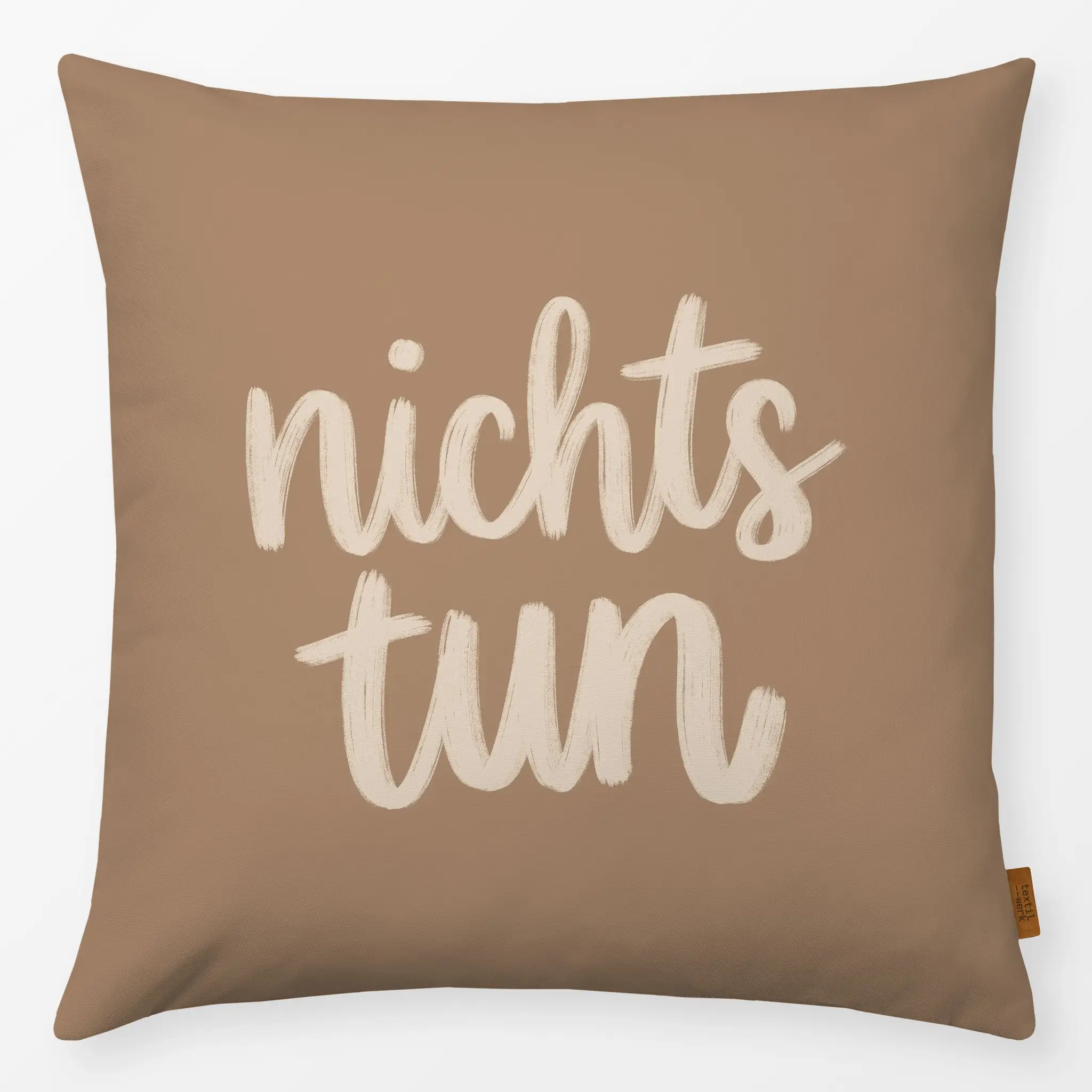 Kissen Kissen nichts tun caramel
