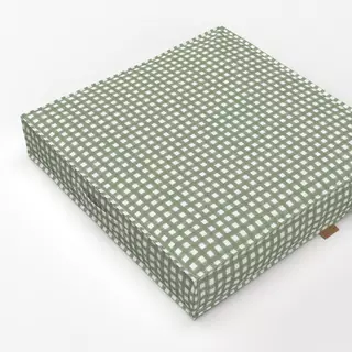 Bodenkissen Small Checks Green