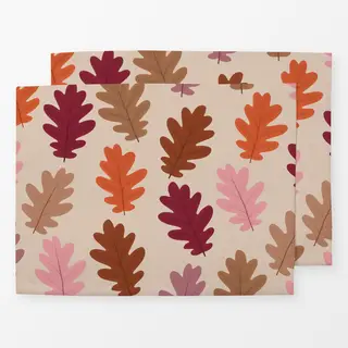 Tischset Herbstblätter bunt