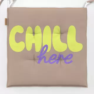 Sitzkissen chill here