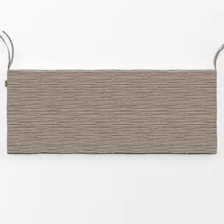 Bankauflage Small Stripes Black on Beige