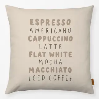 Kissen Café beige