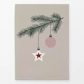 Geschirrtücher Baumschmuck Kugeln Weihnachten