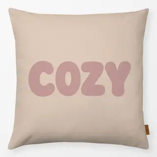 Kissen COZY beige rosa